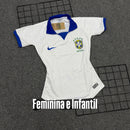 Camisa Seleção Brasil ll 20/21 - Branca - (Feminina)