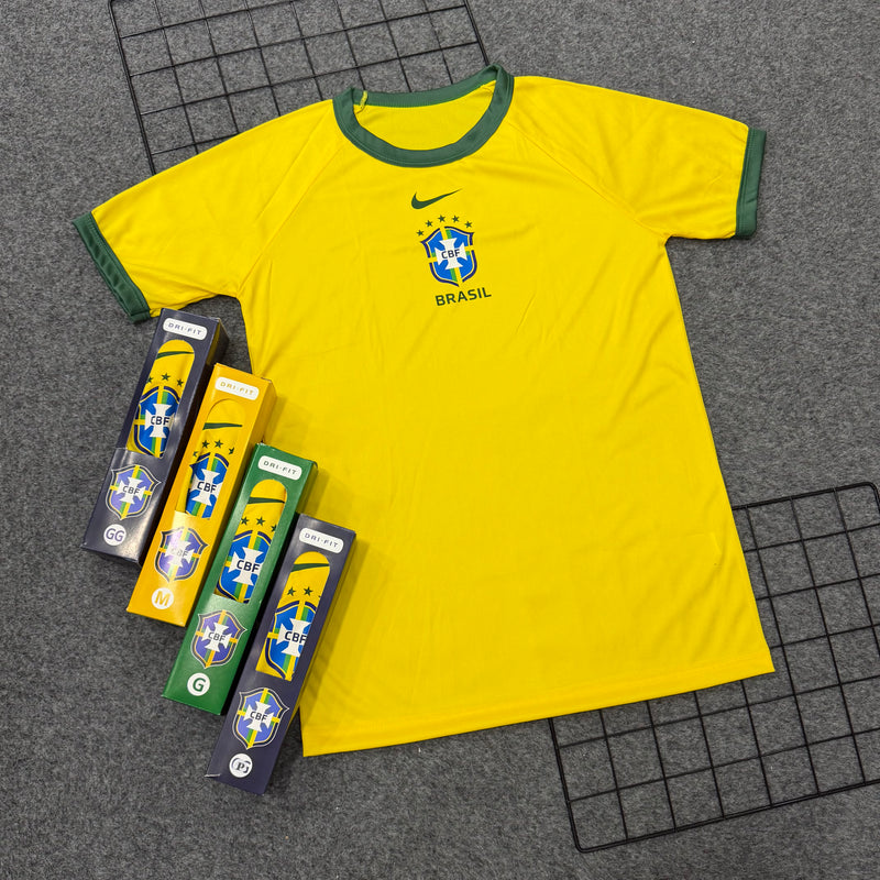 Camisa Seleção Brasileira Dri-fit (Amarela na Caixinha)
