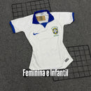 Camisa Seleção Brasil ll 20/21 - Branca - (Feminina)