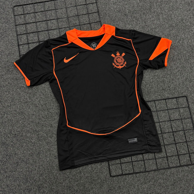 Camisa Nike Corinthians II 25/26 Torcedora Pro Feminina - Preto+Laranja